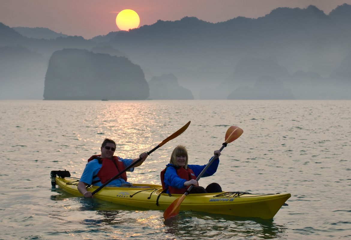 Other places besides Halong Bay where you can do kayaking on your holiday to Vietnam